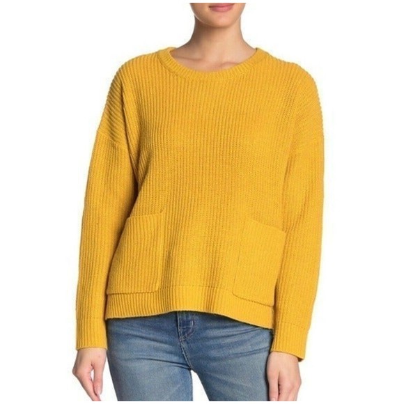 Madewell Sweater Women's XS Knit Pullover Long Sleeve Patch Pocket Adult XSmall‎ - Picture 1 of 7